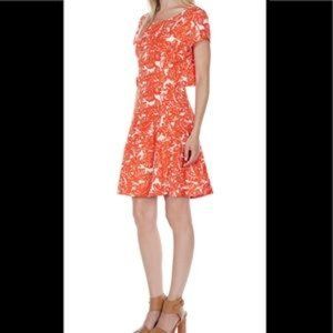 Joie floral open back dress